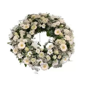 fleuriste fleurs de Charleroi- Couronne de défense Bouquet/Arrangement floral