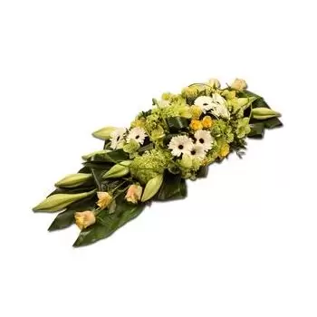 fleuriste fleurs de Charleroi- Spray funéraire étendu Bouquet/Arrangement floral