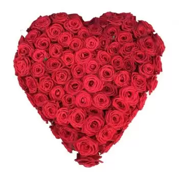 fleuriste fleurs de Charleroi- Ciel rouge Bouquet/Arrangement floral