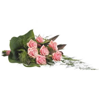 Charleroi Online Blumenhändler - Stilles Rosa Blumenstrauß