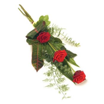 Gent bloemen bloemist- Stil rood Bloem Levering