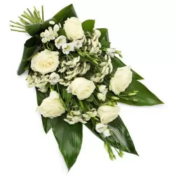 Charleroi Floristeria online - baliza blanca Ramo de flores