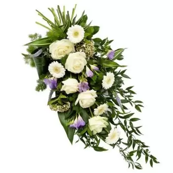 Gent bloemen bloemist- Witte ziel Boeket/bloemstuk