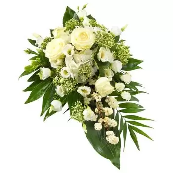 fleuriste fleurs de Charleroi- Pureté douce Bouquet/Arrangement floral