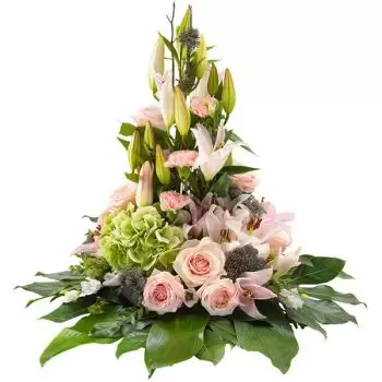 fleuriste fleurs de Charleroi- Ombre rose Bouquet/Arrangement floral