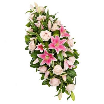Charleroi λουλούδια- Μαλακό μαξιλάρι Μπουκέτο/ρύθμιση λουλουδιών