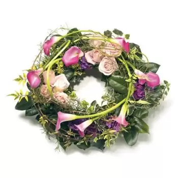 fleuriste fleurs de Charleroi- Couronne de bénédiction Bouquet/Arrangement floral