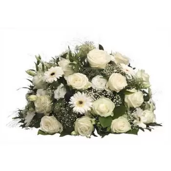 Charleroi Fleuriste en ligne - Ange blanc Bouquet