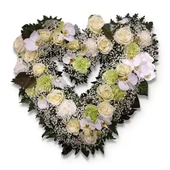 بائع زهور أوسلو- روز القلب زهرة التسليم