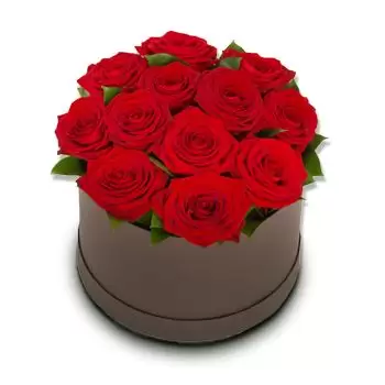 بائع زهور أوسلو- ببساطة أحمر باقة الزهور