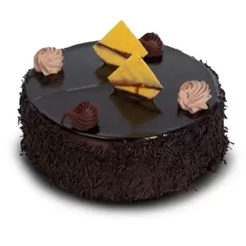 Νεάπολη σε απευθείας σύνδεση ανθοκόμο - Σοκολατένιο κέικ Dusky Μπουκέτο