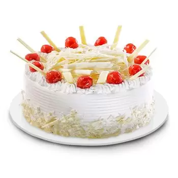 Florence flowers  -  Creamy Cherry Cake Flower Delivery