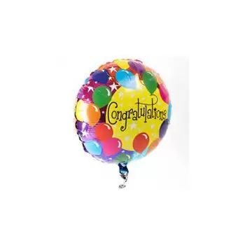 Марбеля цветя- Поздравления балон