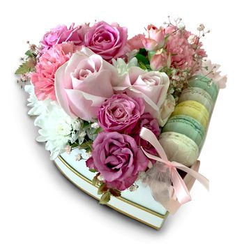Św Aubin kwiaty- Królewski prezent Kwiat Dostawy