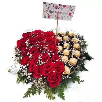 flores Chamarel floristeria -  Corazón con clase Ramos de  con entrega a domicilio
