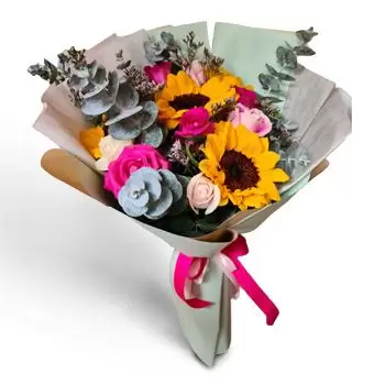 Honduras rože- Sunshine Blooms Bouquet Cvet šopek/dogovor