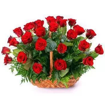 Lubnan al-Janubi květiny- Ruby Amore Květ Dodávka