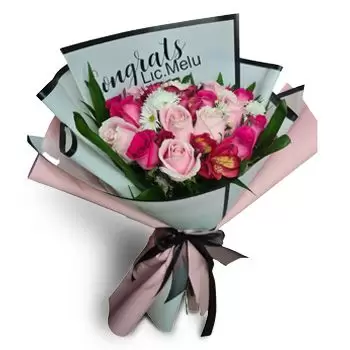 flores de Santa Rita- Serenidade Rosa Flor Entrega