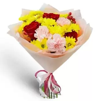 בורוסטיקה פרחים- זר יפהפה פרח משלוח