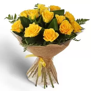 Balgarsko Slivovo Blumen Florist- Sonnige Stimmung Blumen Lieferung