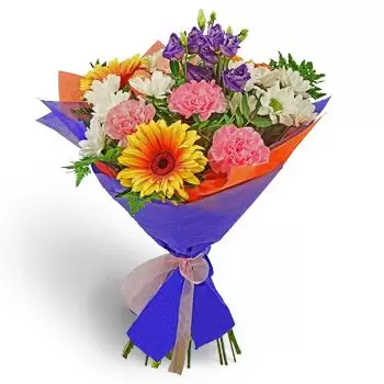 Belasica Blumen Florist- Smaragd-Blumenstrauß Blumen Lieferung