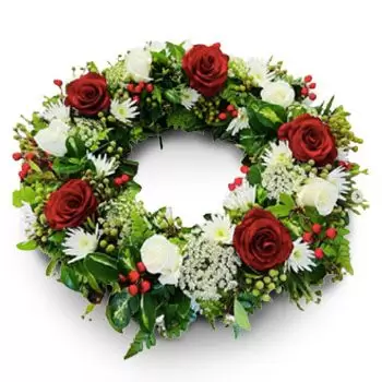 South Africa flowers  -  Xmas Wreath Flower Delivery