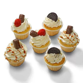 Utrecht blomster- Cupcake frukt og sjokolade