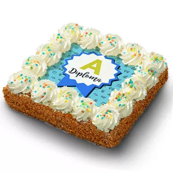 Amsterdam Online kvetinárstvo - Šľahačková torta „Prešla“ Kytica