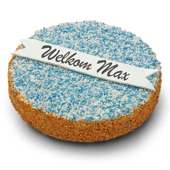 Amsterdam Fiorista online - Torta biscottata alla nascita Mazzo
