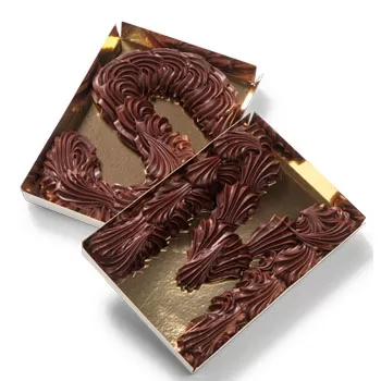 Haia Florista online - Letra de chocolate 'Puro' Buquê