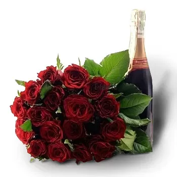 אנג'ריג' פרחים- חבילת ורדים מתנה פרח משלוח