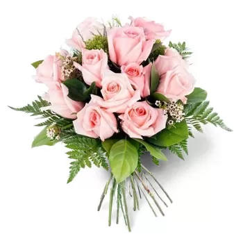 Bjaga blomster- Fantastisk i pink Blomst Levering