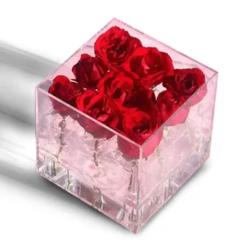 Johannesburg Online cvjećar - Kutija s ružama Buket