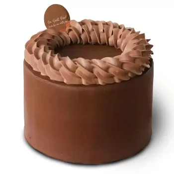 Singapore online Blomsterhandler - Lækker chokoladekage Buket