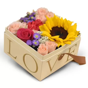 Ura Vajgurore bunga- Kotak Bunga Hebat Bunga Penghantaran