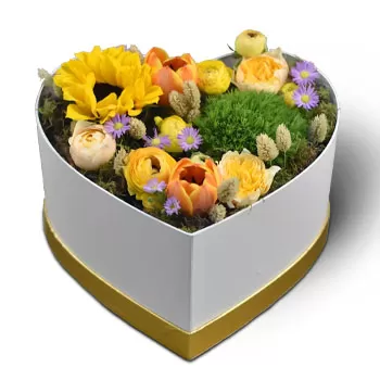 Peng Siang blomster- Have med forskellige blomster Blomst Levering
