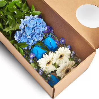 풍골운하 꽃- 아로마 상자 꽃 배달