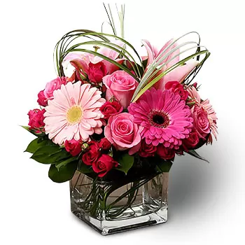 Potong Pasir bunga- Pinkies yang berharga Bunga Penghantaran