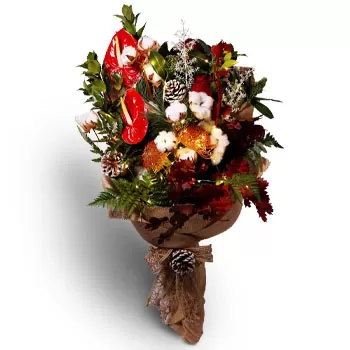 بائع زهور جزر الشمال الشرقي- التمنيات البراقة زهرة التسليم