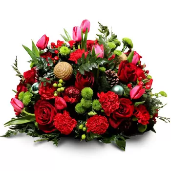 بائع زهور هوجانغ سنترال- باقة ورد لتزيين الطاولة زهرة التسليم