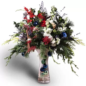 بائع زهور بوكيت باتوك الجنوبية- مزهرية ورد مبهجة زهرة التسليم