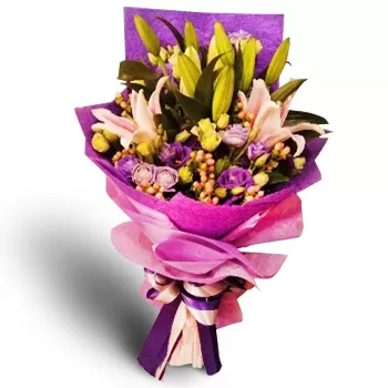 Χιλόγγος λουλούδια- Συννεφιασμένος Φονττζ Λουλούδι Παράδοση