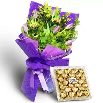 Μπεσάο λουλούδια- Choco Delights Λουλούδι Παράδοση