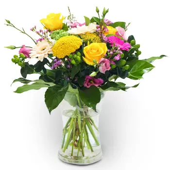 아지오디미트리오스 꽃- 영광스러운 플로럴 블렌드 꽃 배달