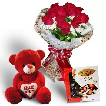 Carcar çiçek- Aşk Mesajı Çiçek Teslimat