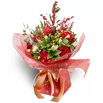 flores de Akrata- Perfeito - Vermelhos Flor Entrega