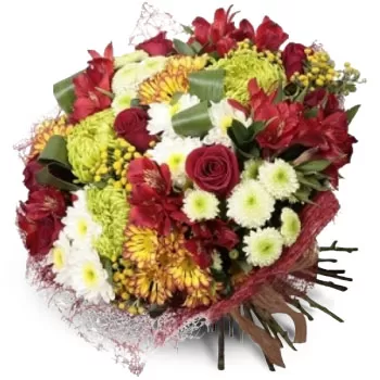 flores de Akrolimni- Seleção de florista Flor Entrega