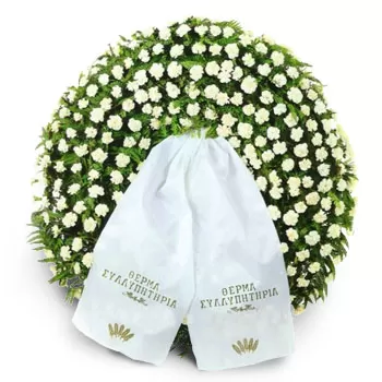flores Grecia floristeria -  Fe en blanco Ramos de  con entrega a domicilio