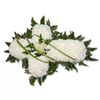 Greece flowers  -  Ceremonial Cross Flower Delivery
