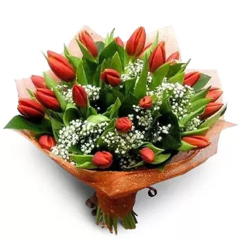 Agios Arsenios-virágok- Hibátlan csokor Virág Szállítás